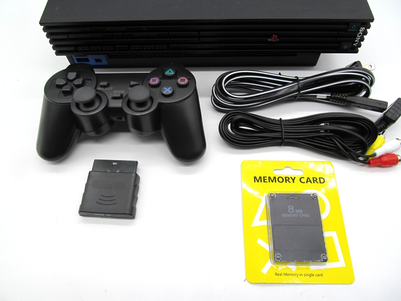 Sony Playstation 2 Console PS2 FAT with BRAND NEW wireless controller