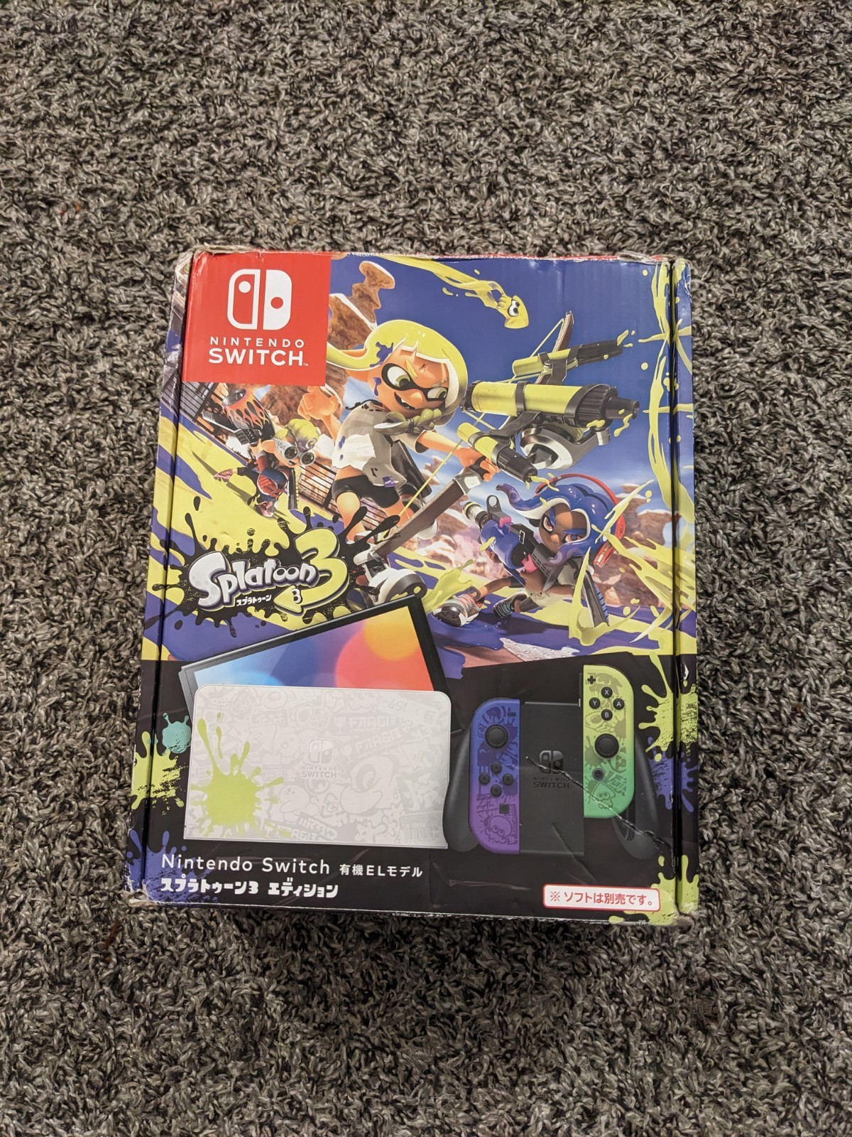 Nintendo Switch (OLED Model) HEG-001 Splatoon 3 Edition Video Game Console -…