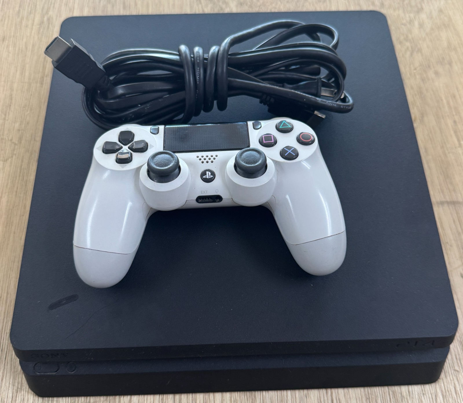 Sony PlayStation 4 Slim CUH-2115B 1TB Black Console w/ Controller & Cables 13.02