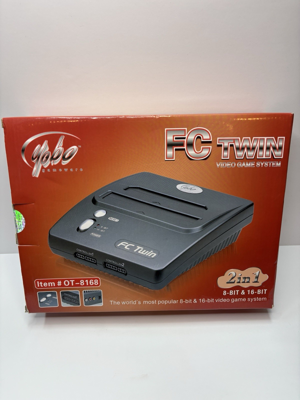 FC Twin Console For Nintendo SNES & NES Complete With Two Controllers & Cables