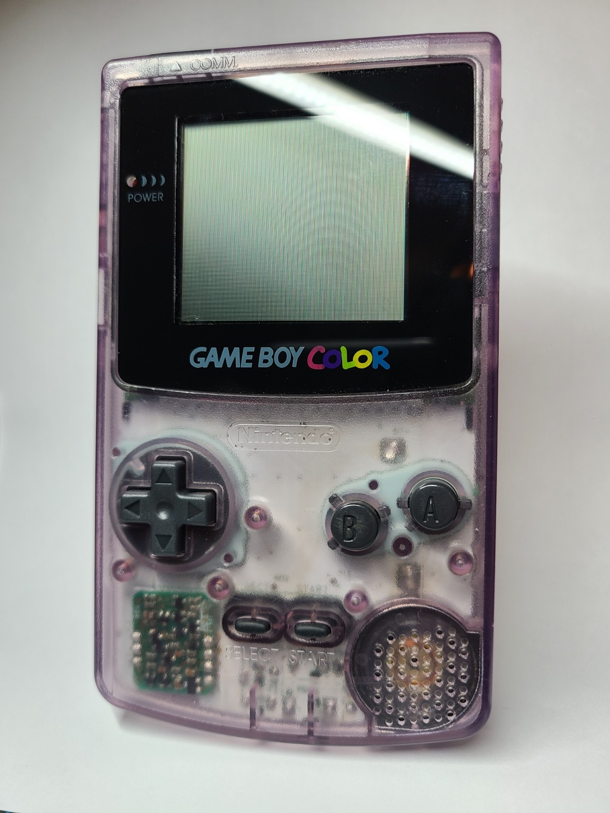 Gameboy Color Atomic Purple – For Parts – As Is – No Power