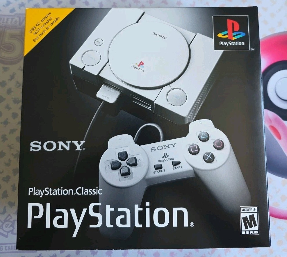 Official Sony PlayStation Classic Mini -With 20 Games Pre-Installed -SHIPS TODAY