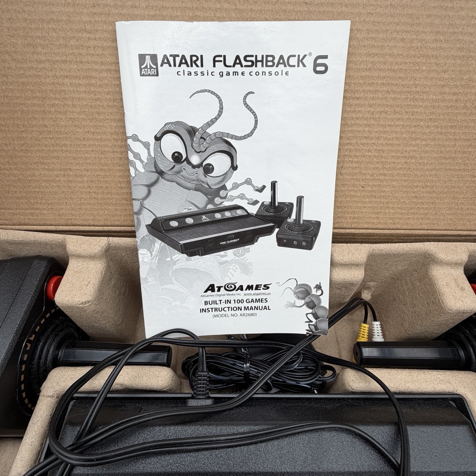 Atari Flashback 6 Video Game System Console With 100 Built In Games Plug N Play