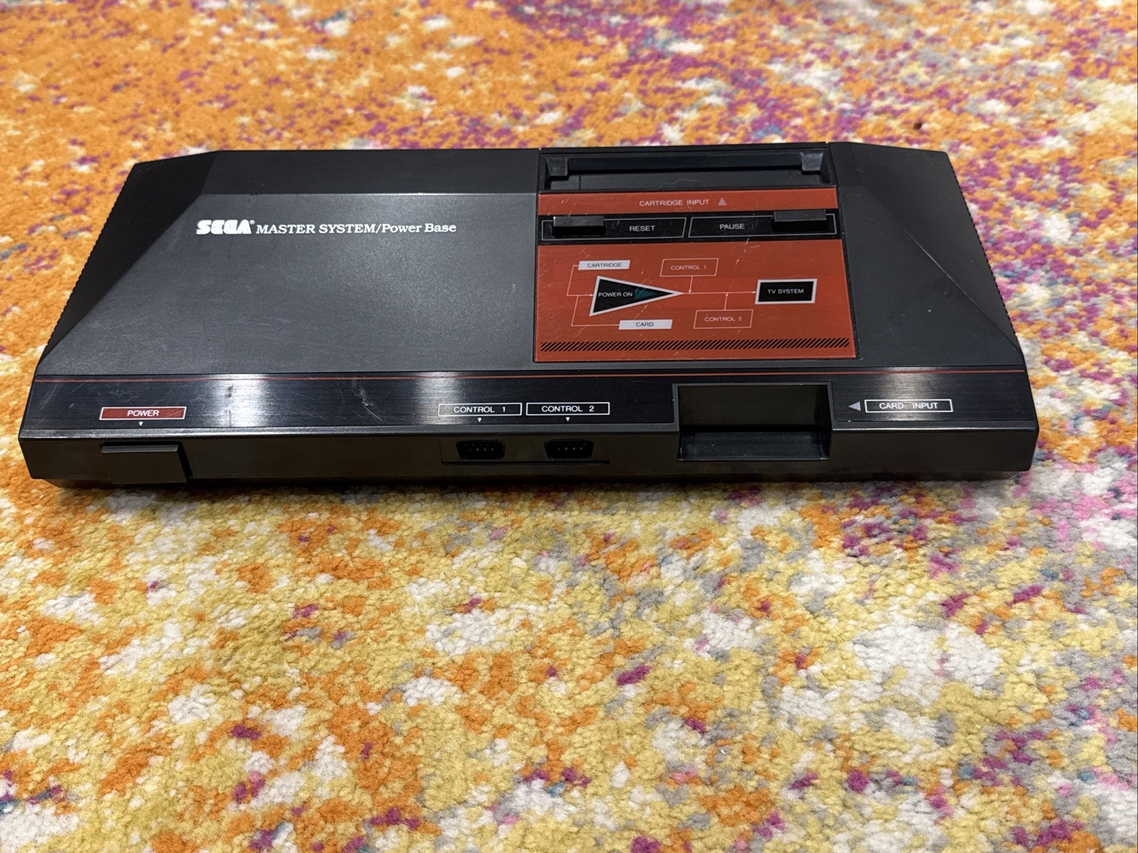 The Sega Base Master System with Box & Accessories