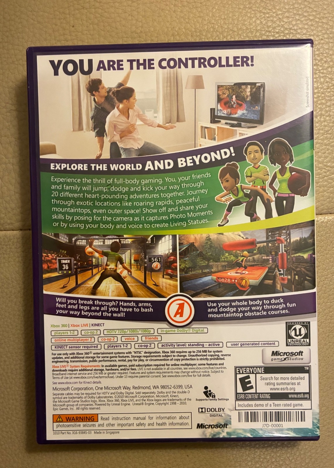 XBOX 360: Kinect Adventures!