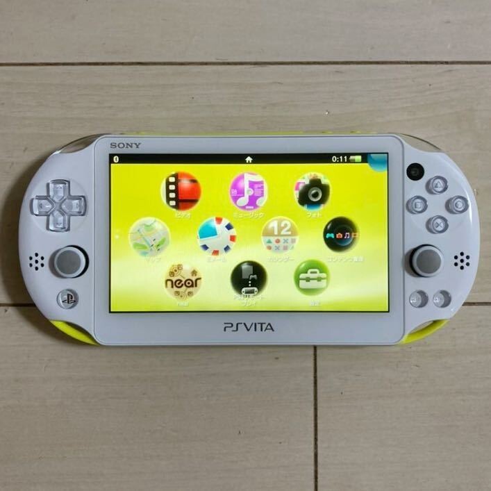 PCH-2000 ZA13 LIME GREEN VITA SONY JAPANESE REGION FREE GAME SLIM CONSOLE ONLY