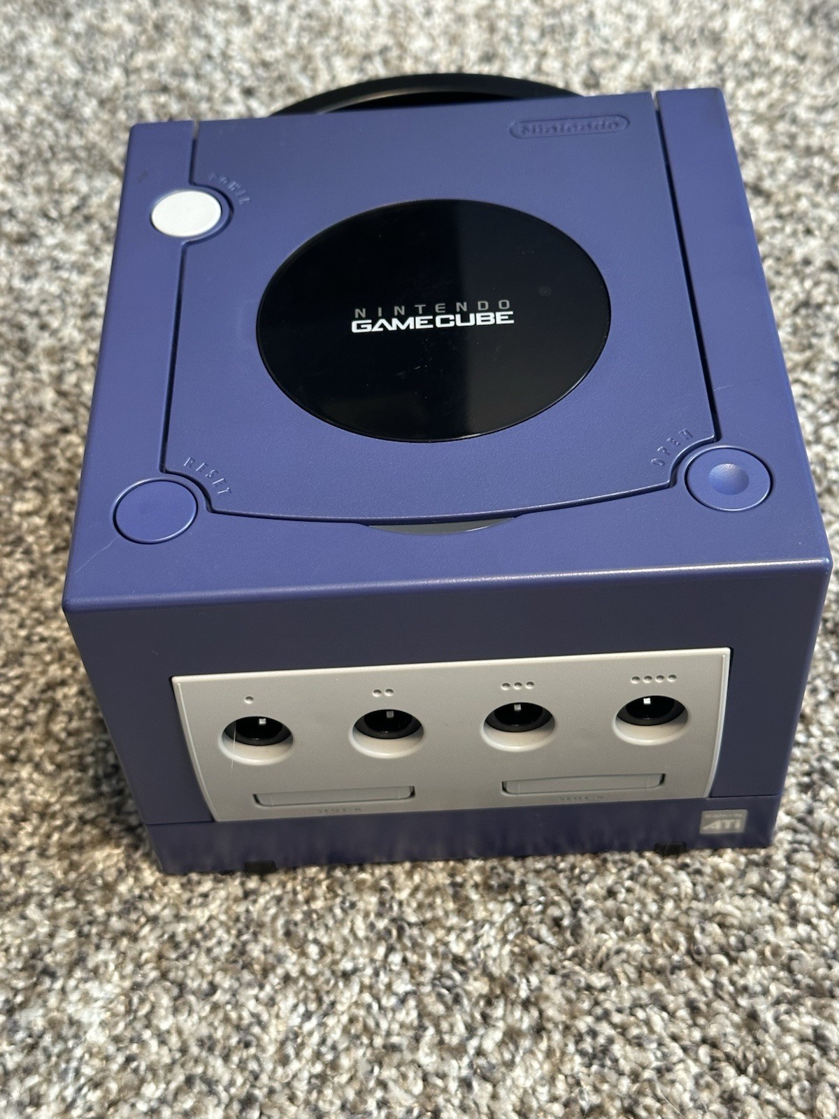 Nintendo GameCube Console CIB Indigo, Works w/ US Region DOL -001 JPN