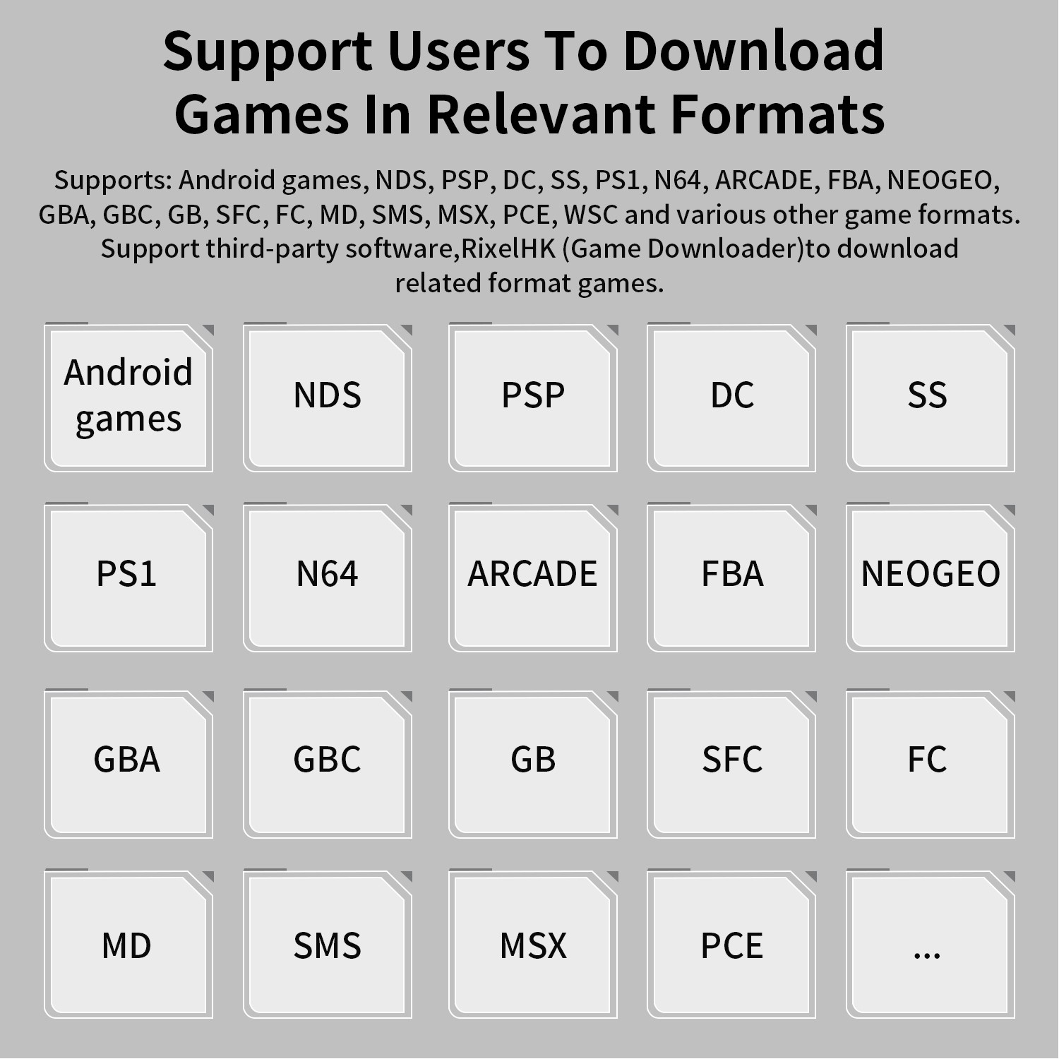 ANBERNIC RG DS Retro Video Game Console 4 Inch Android 14 Flip Game Player Gifts