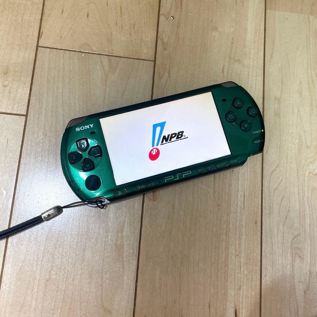 Sony PSP-3000 Spirited Green Handheld Console Portable Game System Japan