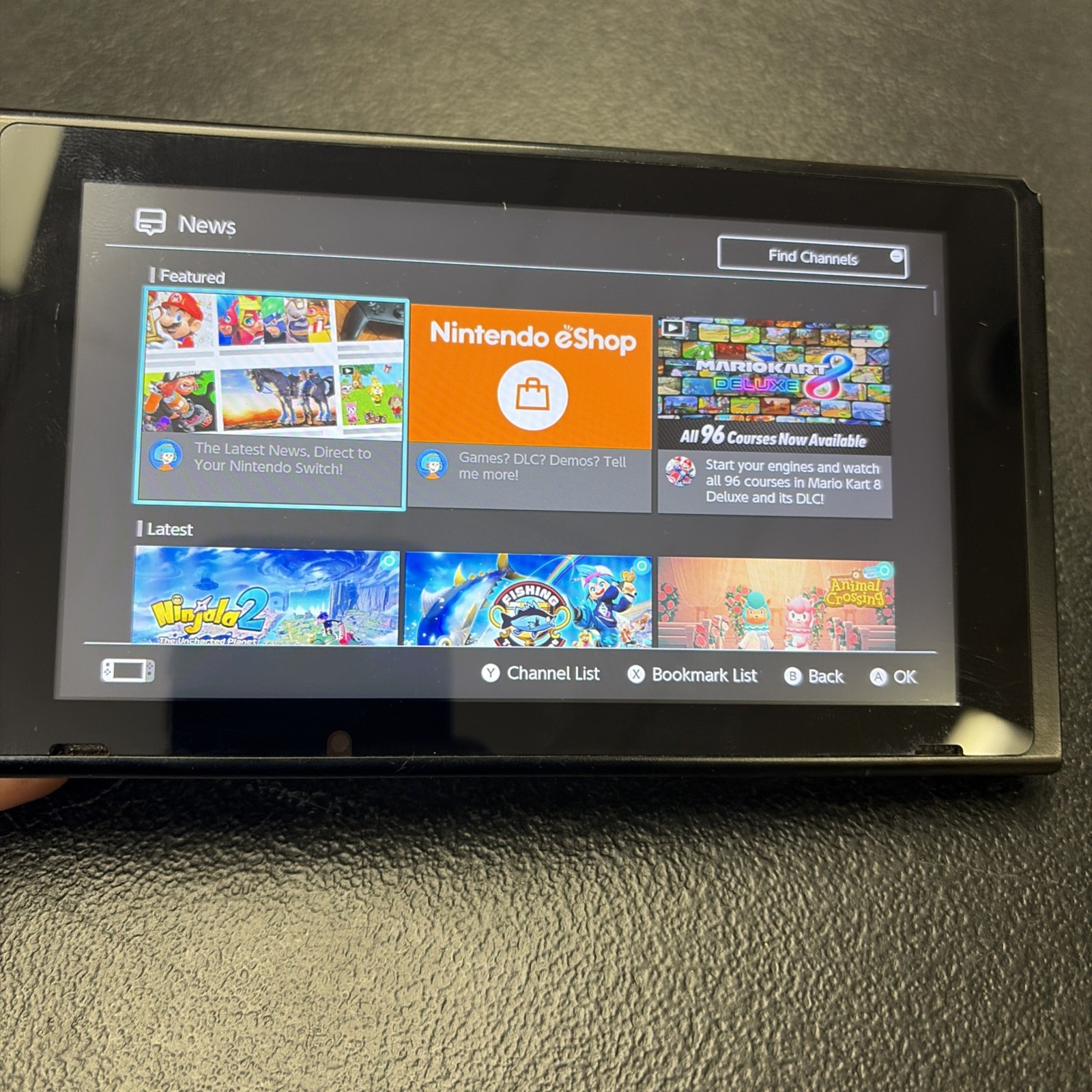 Nintendo Switch HAC-001 Tablet Only Black 32GB 720p Wi-Fi USB-C
