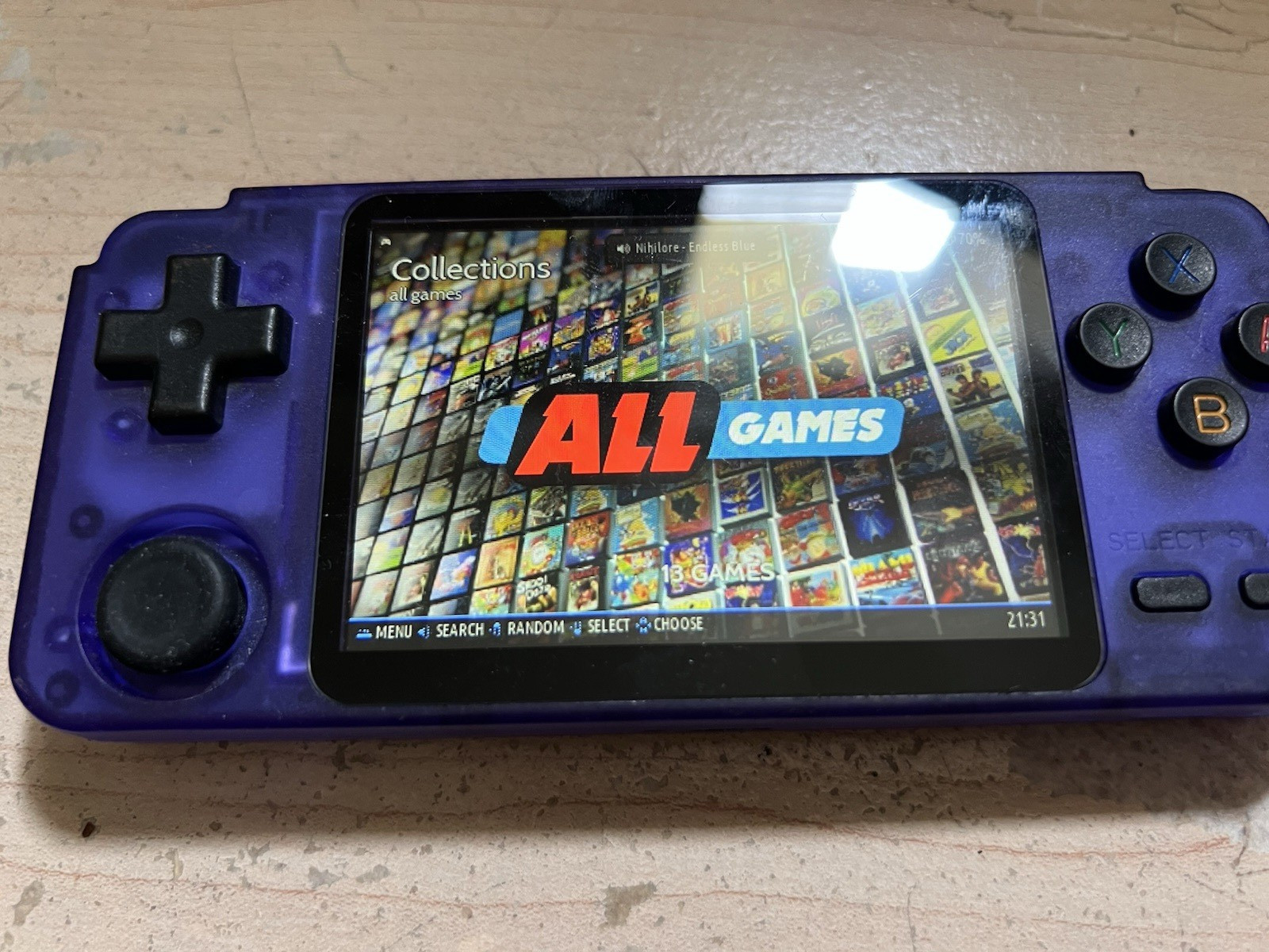 RK2020 Gaming Handheld 32gb Microsd PURPLE