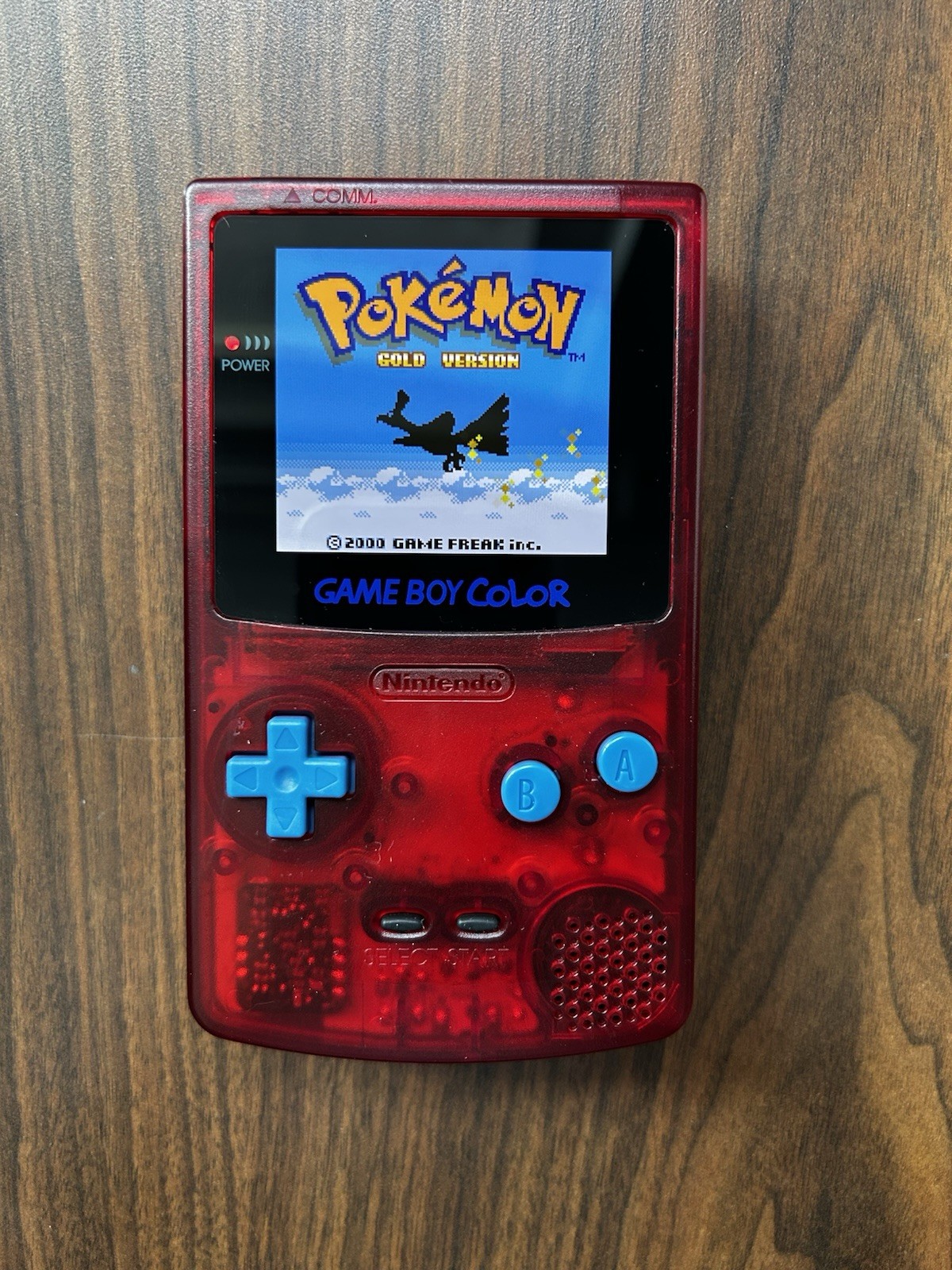 c-red Nintendo Gameboy Color OLED AMOLED Consoles Touch Screen- FAST SHIPPING