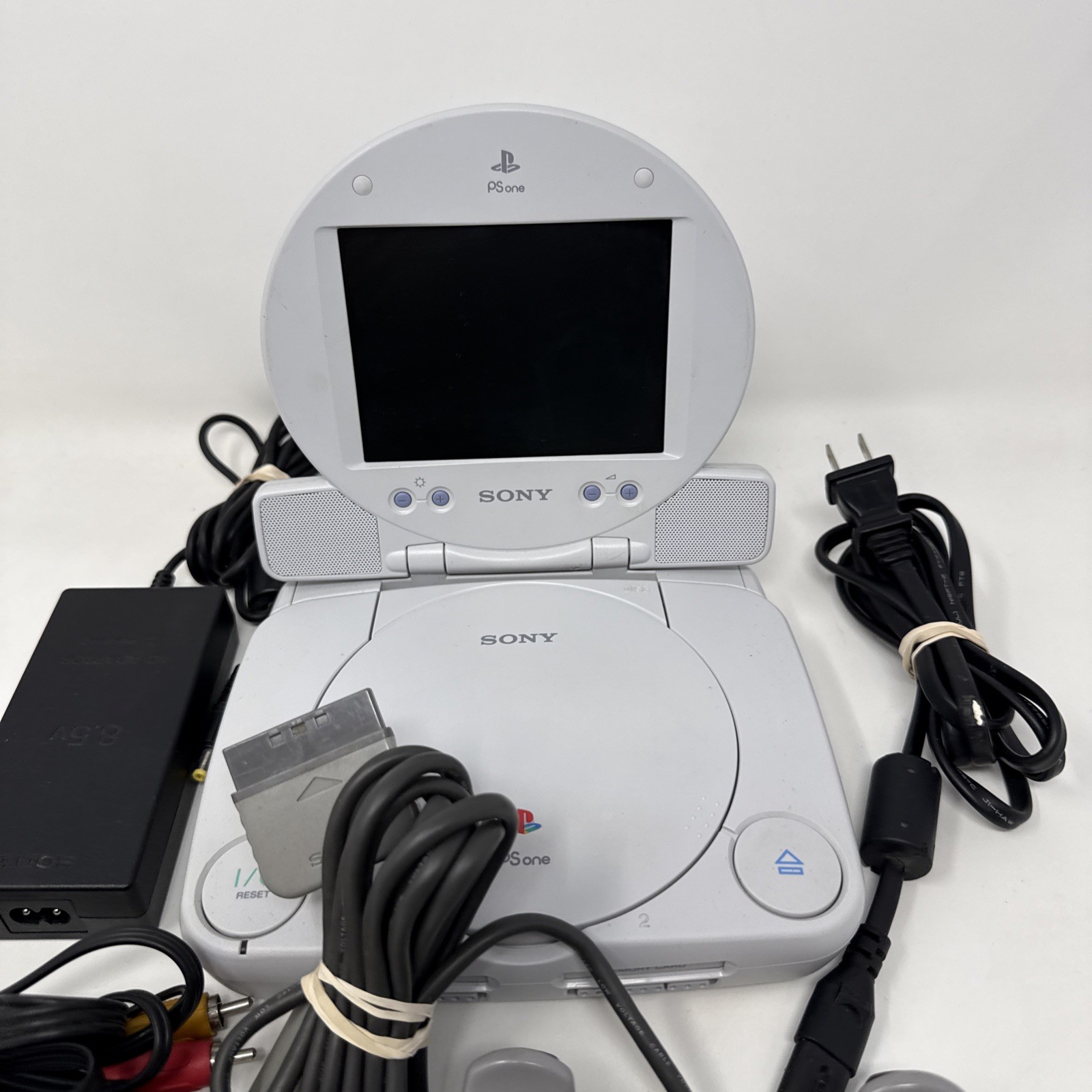 Sony PSone Console Bundle w/ LCD Screen – Fully Tested & Working