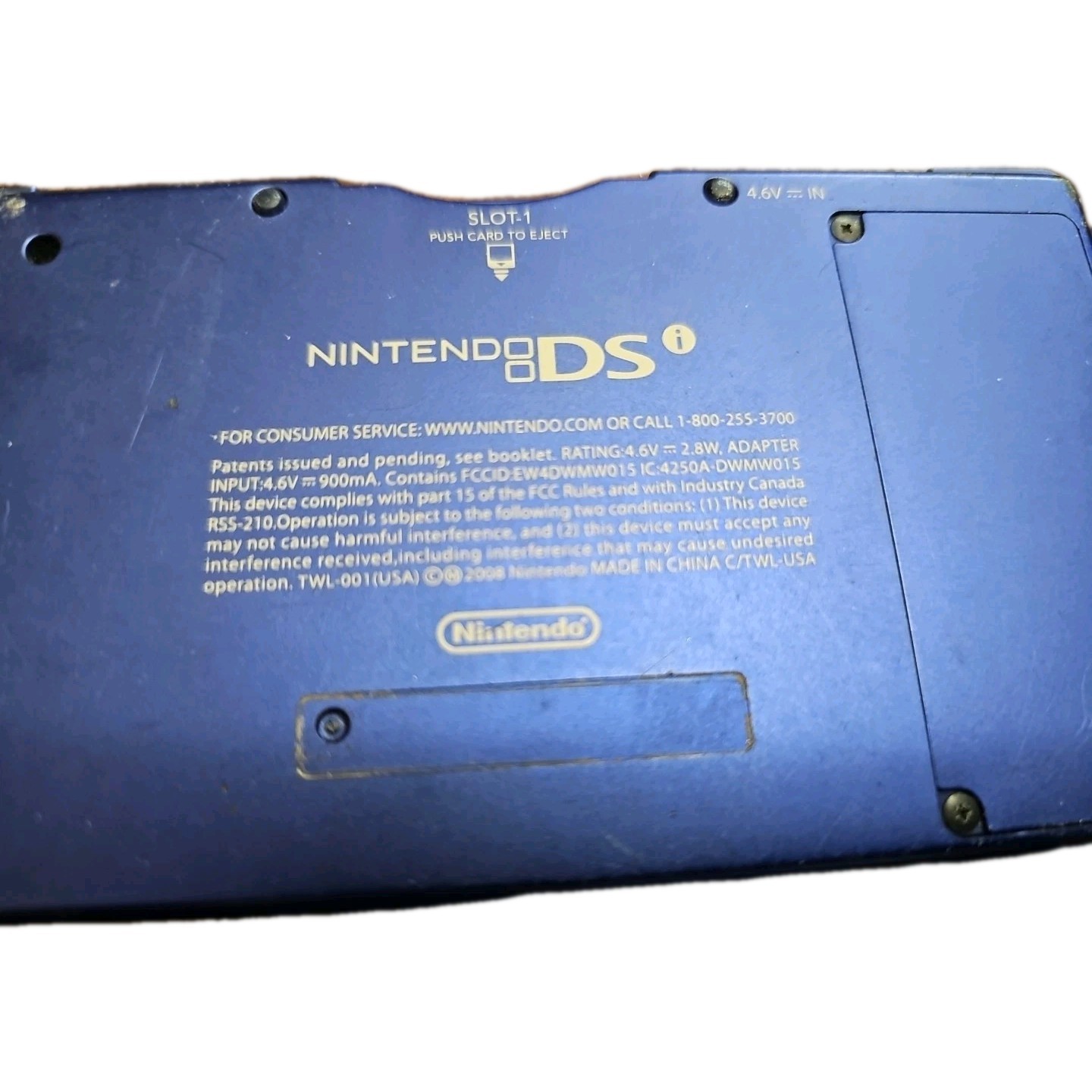Nintendo DS Handheld System 2008 DARK BLUE FOR PART & REPAIR