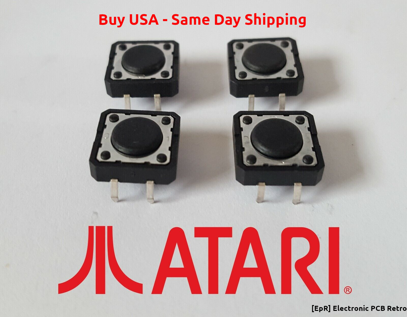 Atari 7800 (Most Common Power Issue) Replacement Tactile Switch – Single Switch