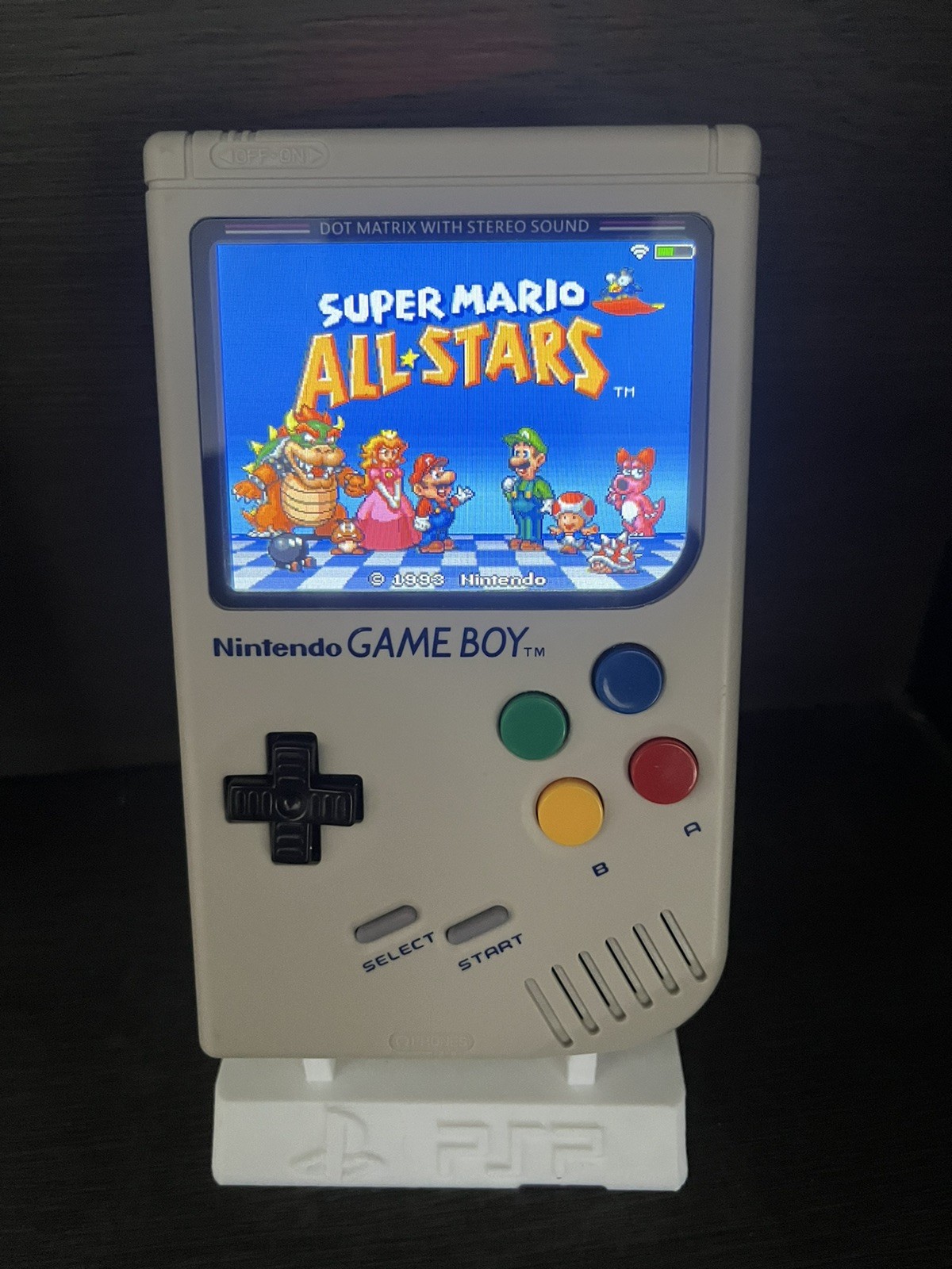 Gameboy zero circuit lite pcb inside retropie 32G card raspberry zero w