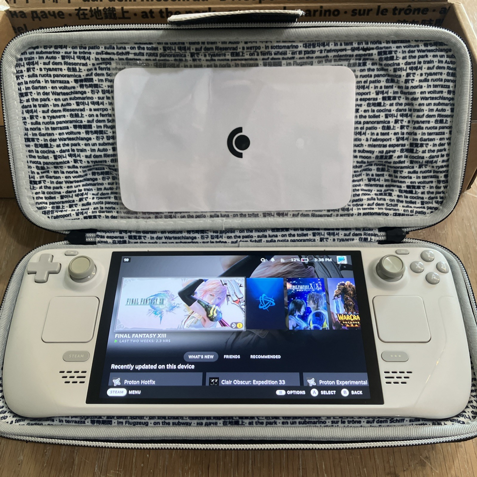 Valve Steam Deck OLED 1TB White Limited Edition + “Dock + US Wall Charger”