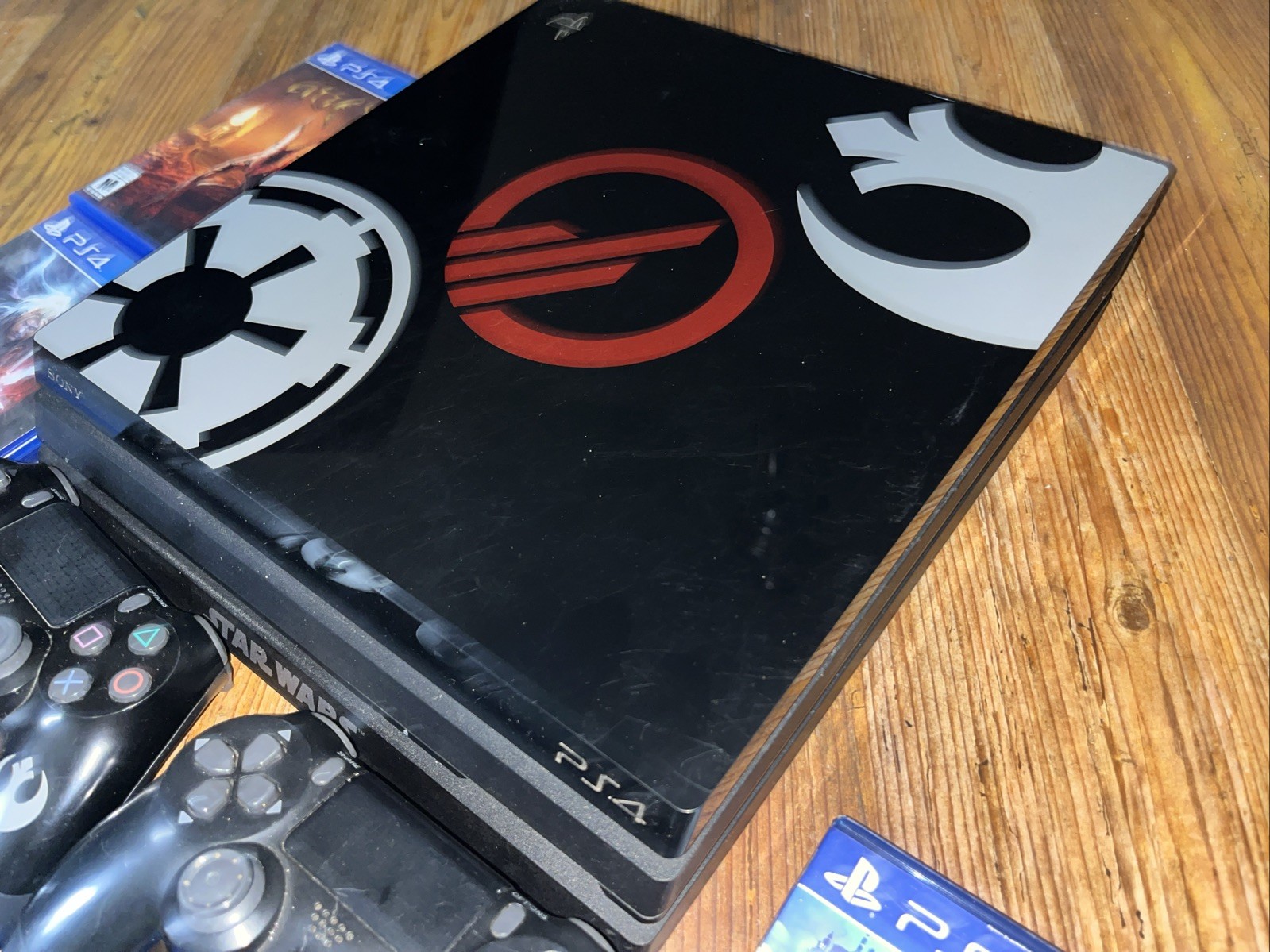 Star Wars Edition PS4 Pro 1TB Console Bundle – 13 Games & Controllers
