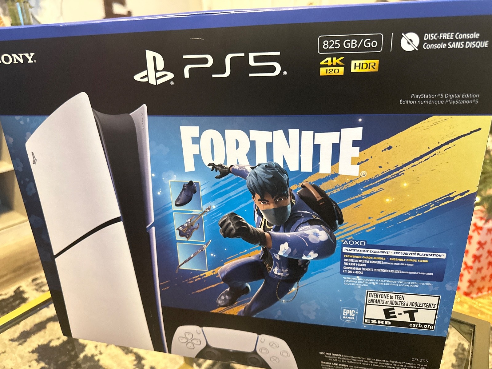 Sony PlayStation 5 Digital Fortnite Flowering Chaos Holiday Bundle