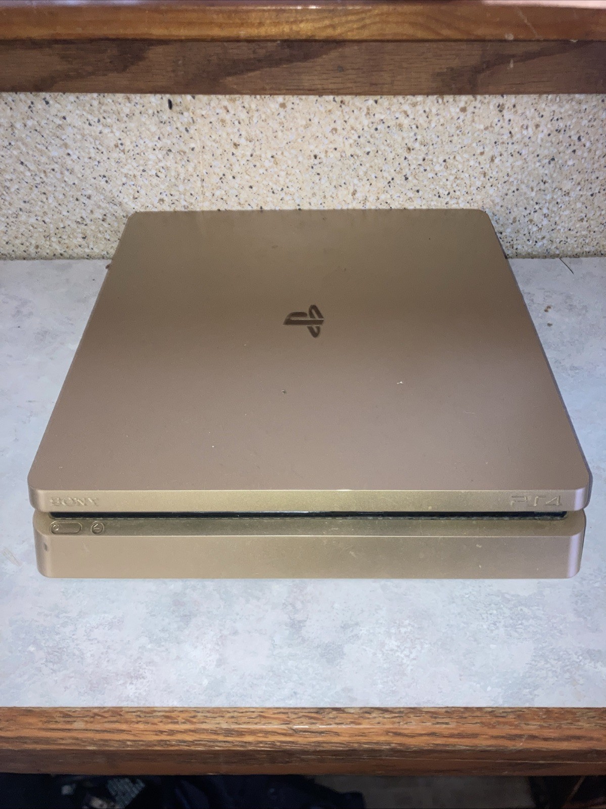 Sony PlayStation 4 Slim Gold Edition Including 2 Controllers and 2 Games Tested