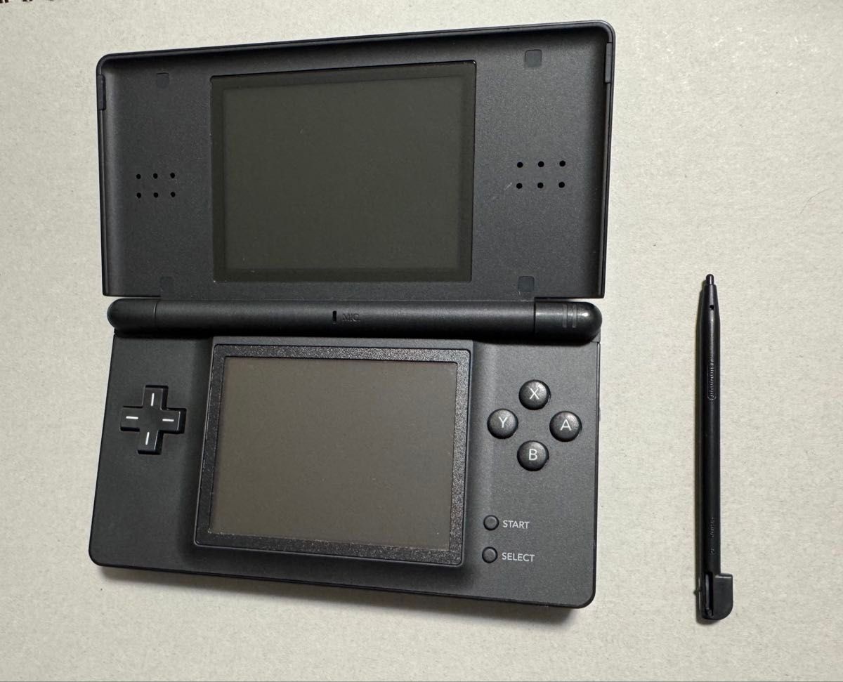 Nintendo DS Lite Jet Black Console Handheld Game System Tested Hybrid Model