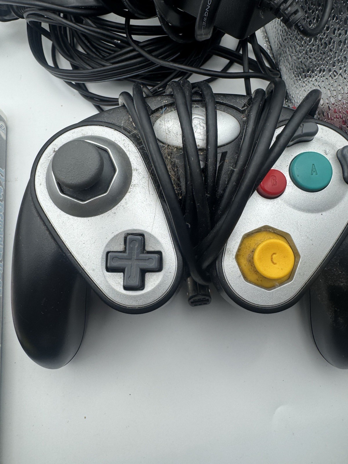 Nintendo GameCube Console Cables Controller Bundle Platinum DOL-101 100% Working