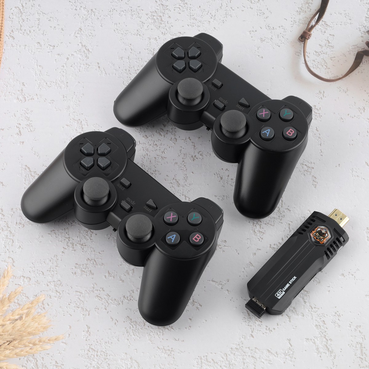 4K HDMI Retro Game Console Output Plug and Play 30000+ Game Gamepad Controllers