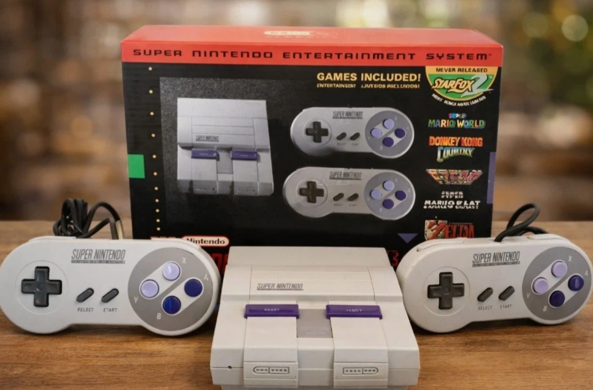 Nintendo – Super Nintendo Classic Edition – Mini Game Console – Usa – Sealed