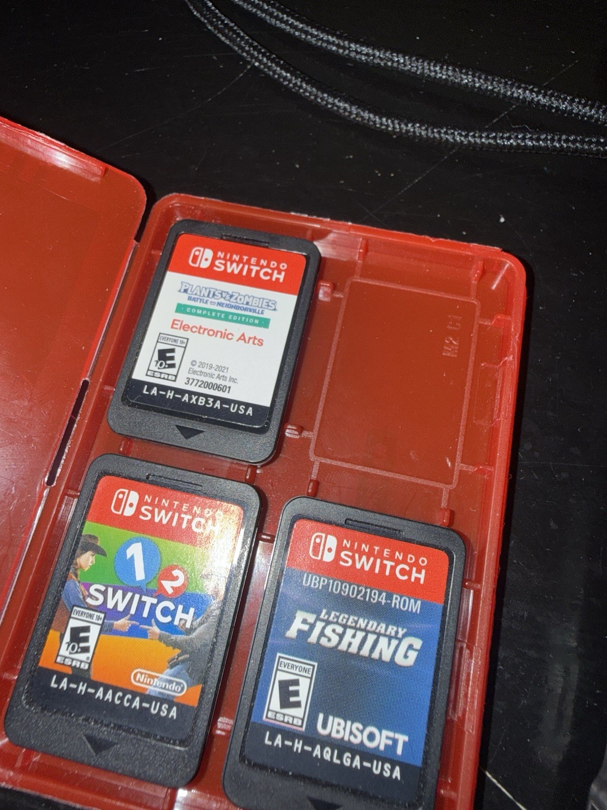 Nintendo Switch HAC-001 Console Bundle – Yellow/Blue Games Case Accessories