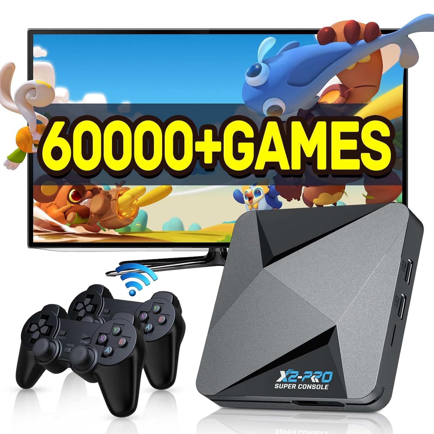 Kinhank Super Console X2 Pro 60000+ Games Android 9 4K