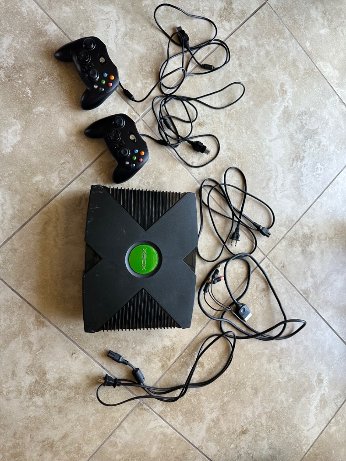 Microsoft Xbox Edition 8GB Home Console – Black, with 2 third party controllers