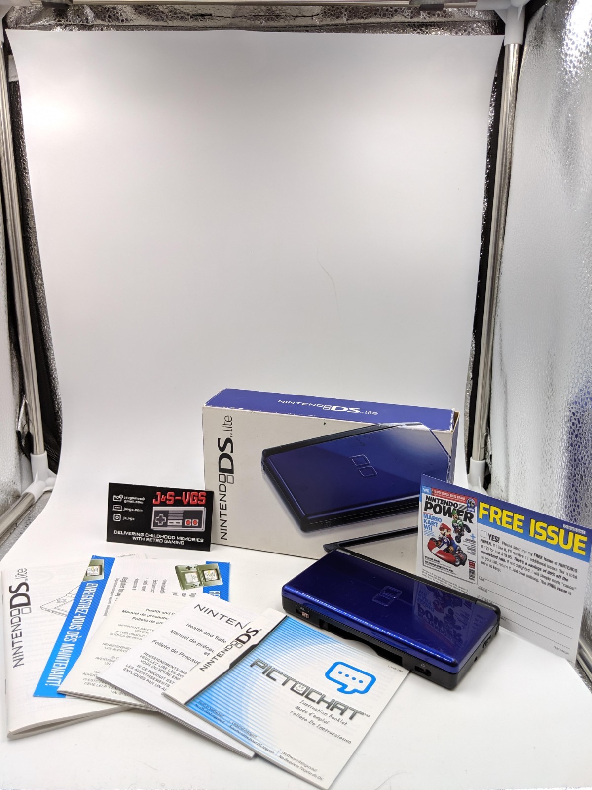Nintendo DS Lite Handheld System Cobalt/Black