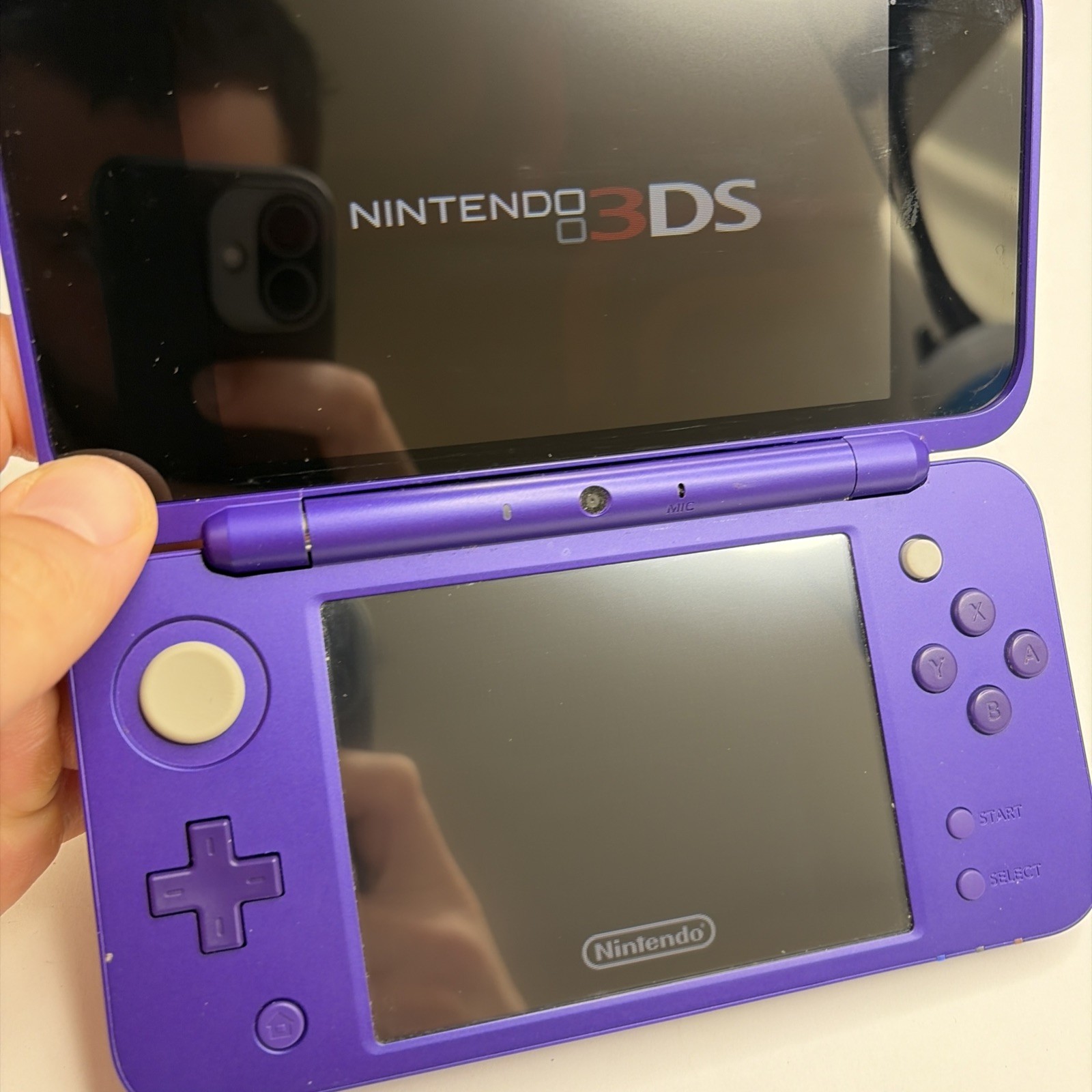 New Nintendo 2DS XL Console – Purple Silver W Charger Stylus US Model