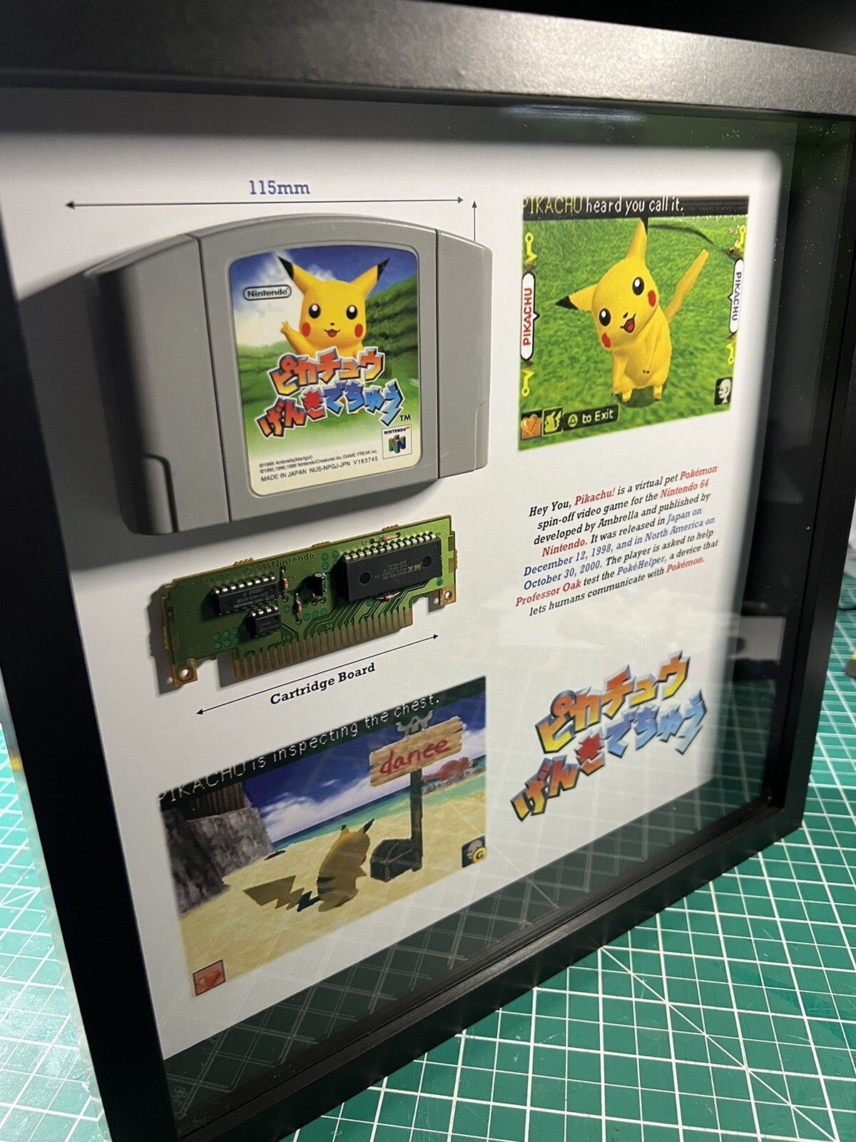 Nintendo Pokémon Hey You, Pikachu! N64 Frame Pikachu Japan