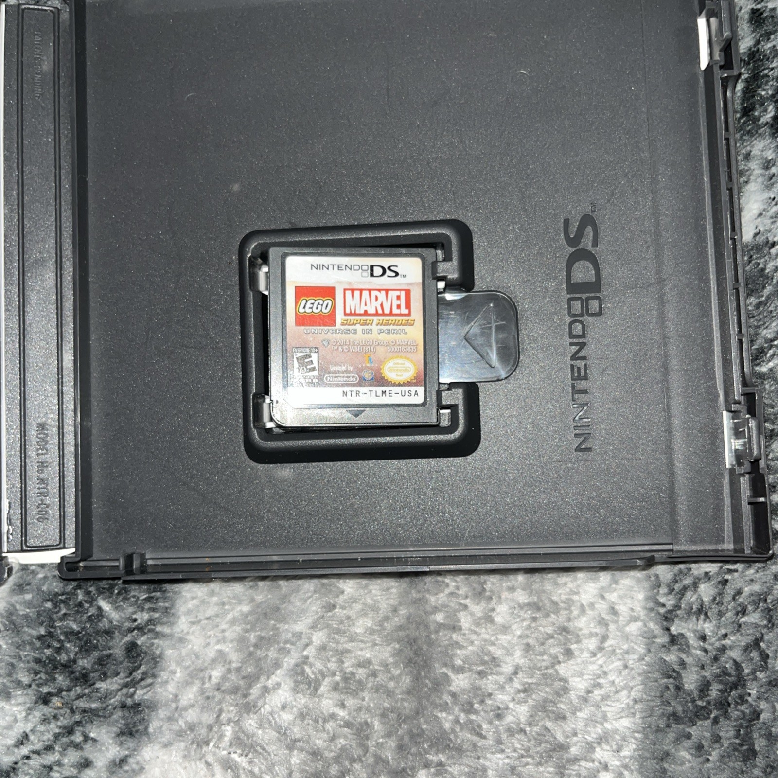 Nintendo DS Lite Enamel Navy Handheld System Bundle Charger Game Stylus Mint!!!