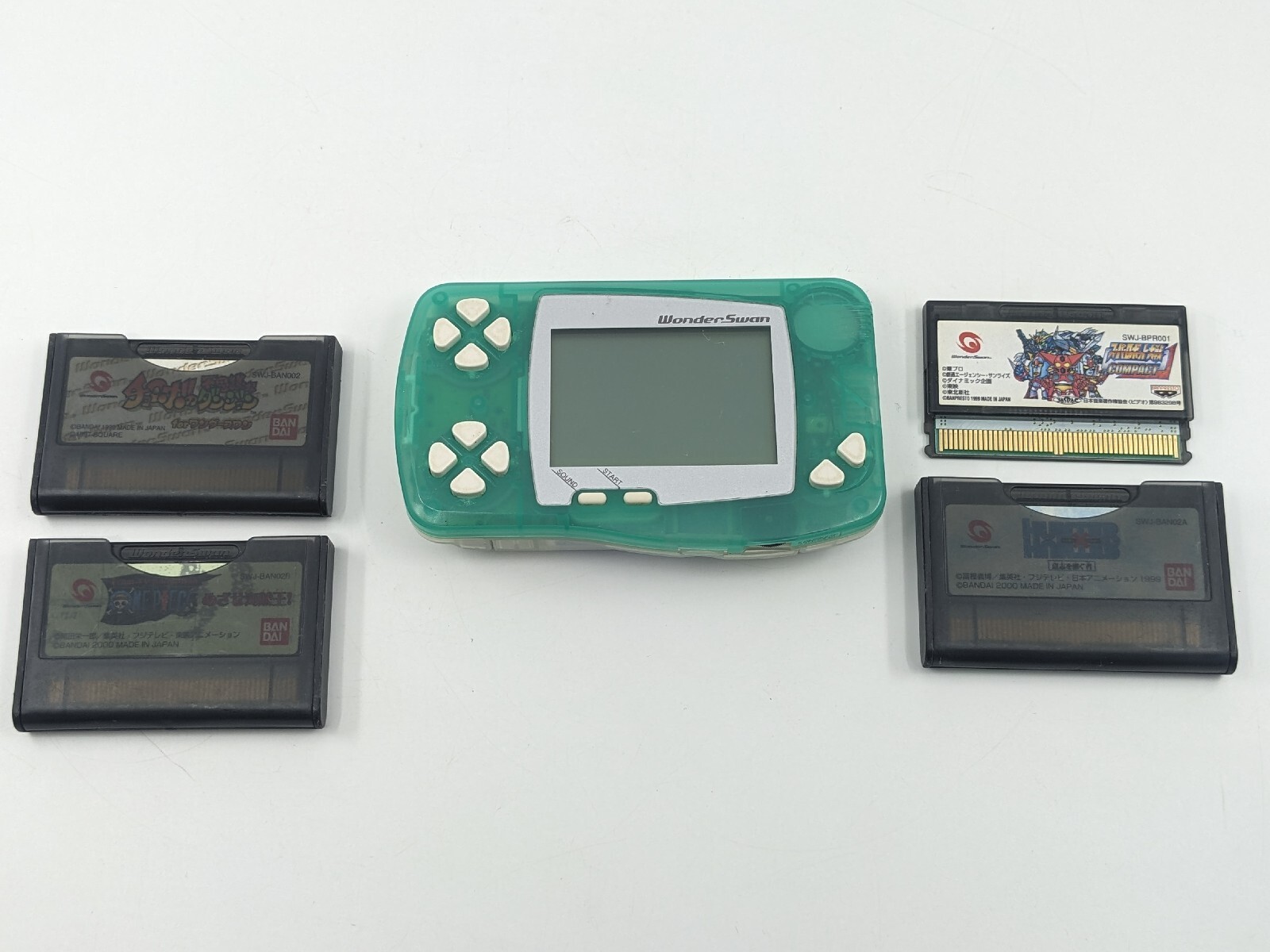 Vintage Bandai Magic Swan Handheld Video Game System, Tested w/4 GAMES US Seller