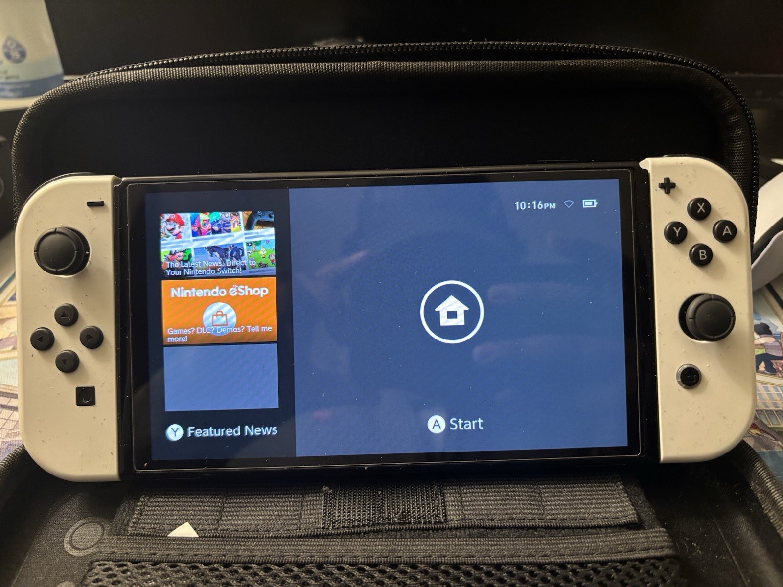 Nintendo Switch OLED Model White Console Wi-Fi Capability USB-C Handheld System