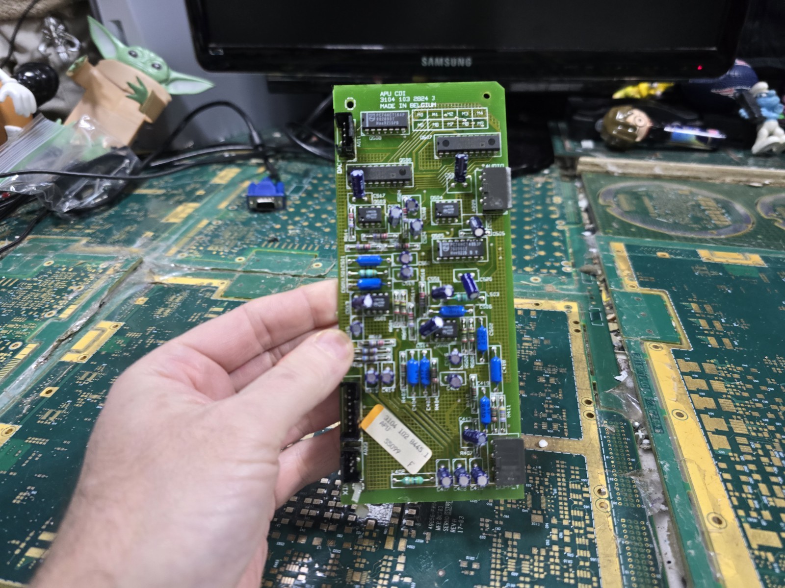 Philips CDI 910 EXACT APU CDI Board-Not Tested-Intact-PARTS-READ ALL