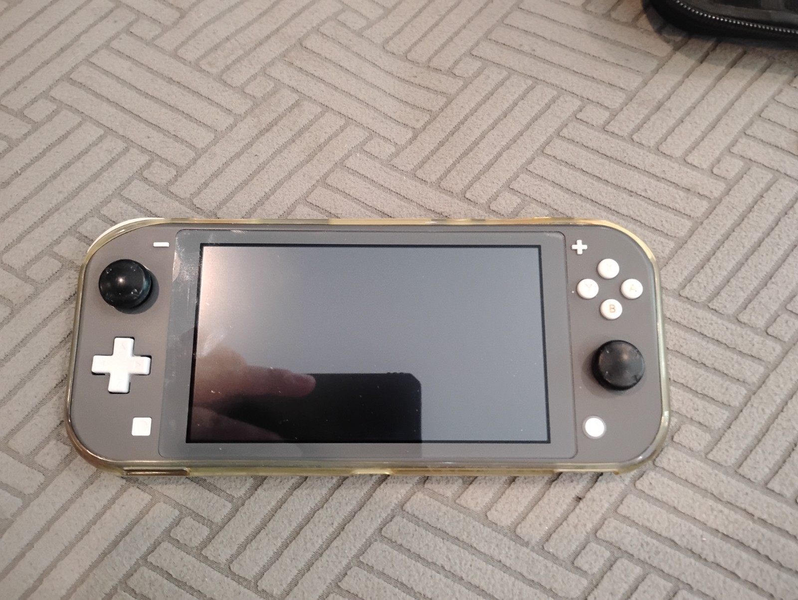 Nintendo Switch Lite (Black) + 3 games and accessories lot
