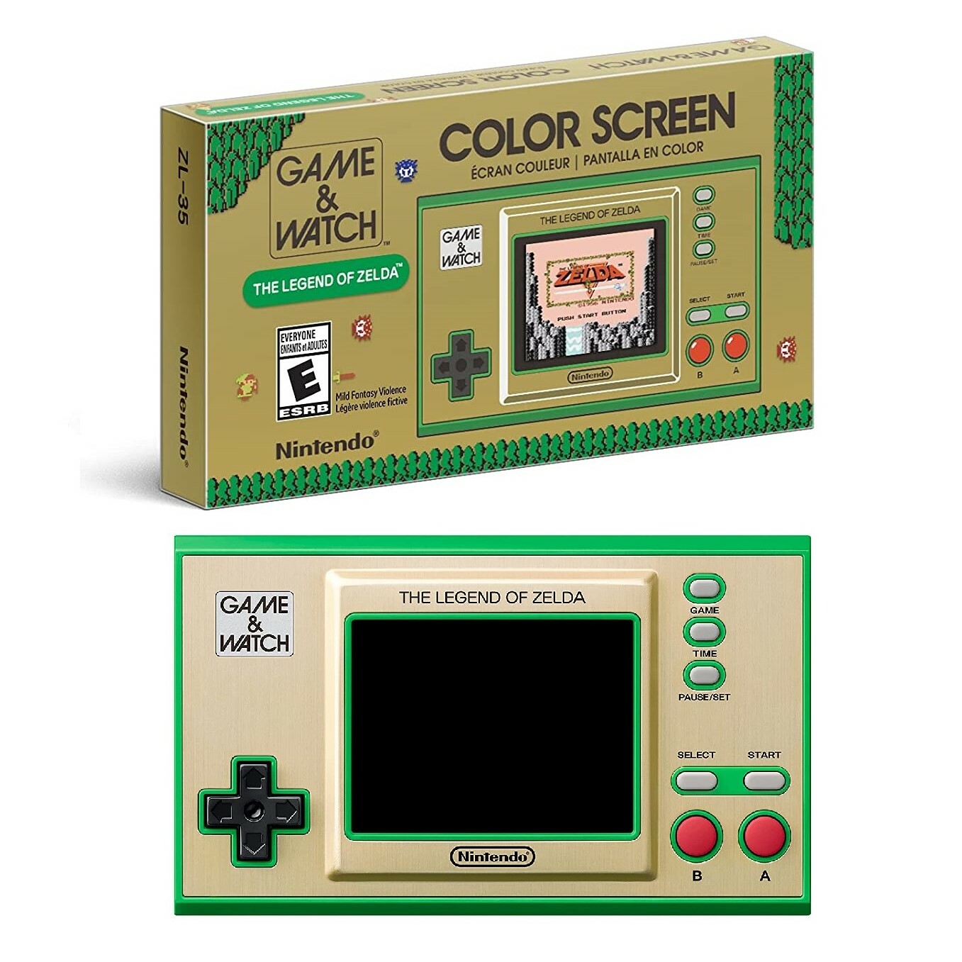 Nintendo Game and Watch Legend of Zelda II Link’s Awakening Electronic Handheld