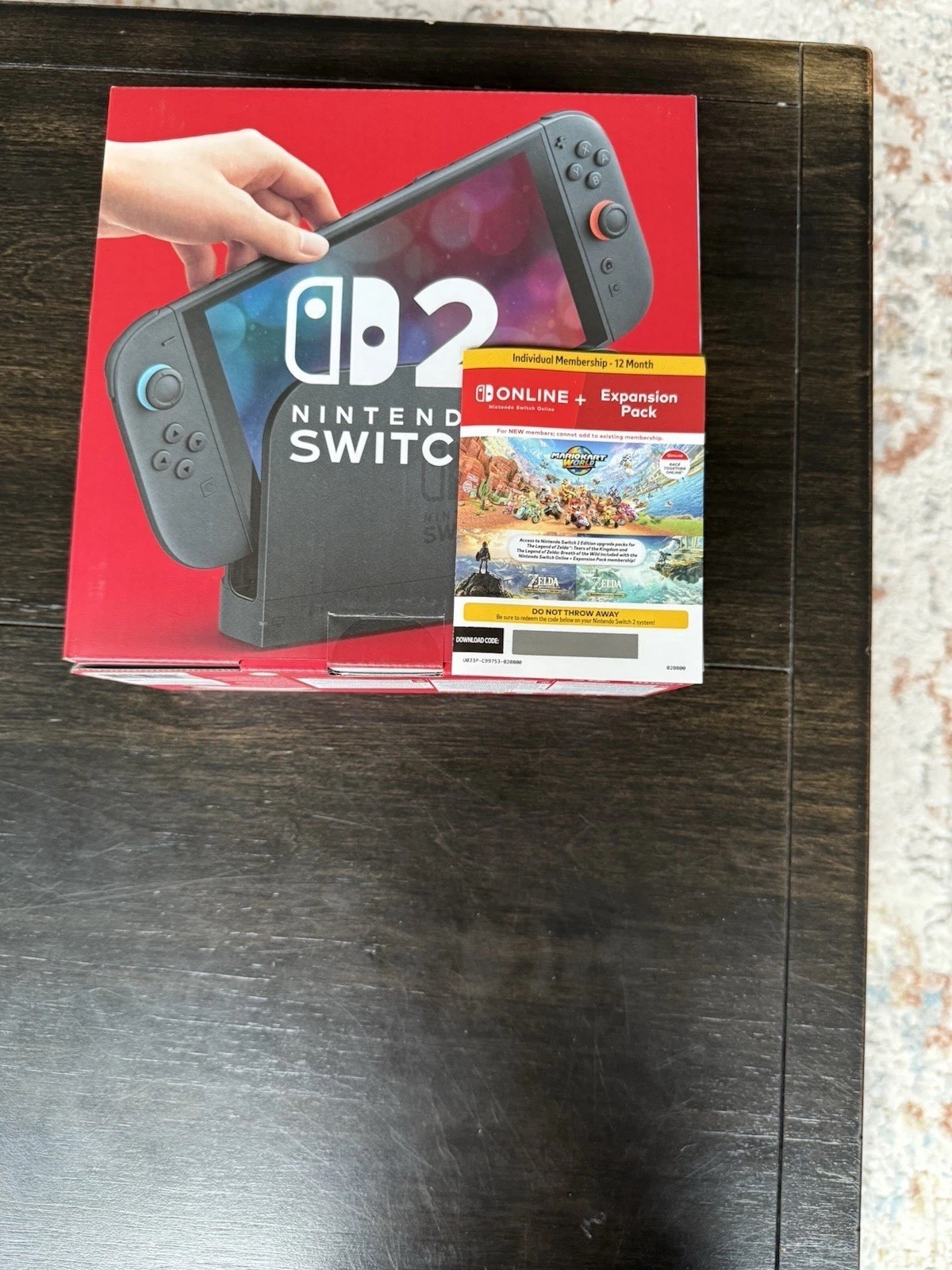 Nintendo Switch 2 Mario Kart World Bundle with 12Month NSO+Expansion Pack