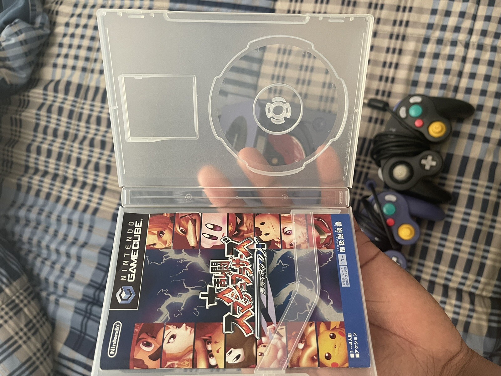 Nintendo GameCube Violet Console GC JAPANESE VERSION NTSC-J w/SSBM