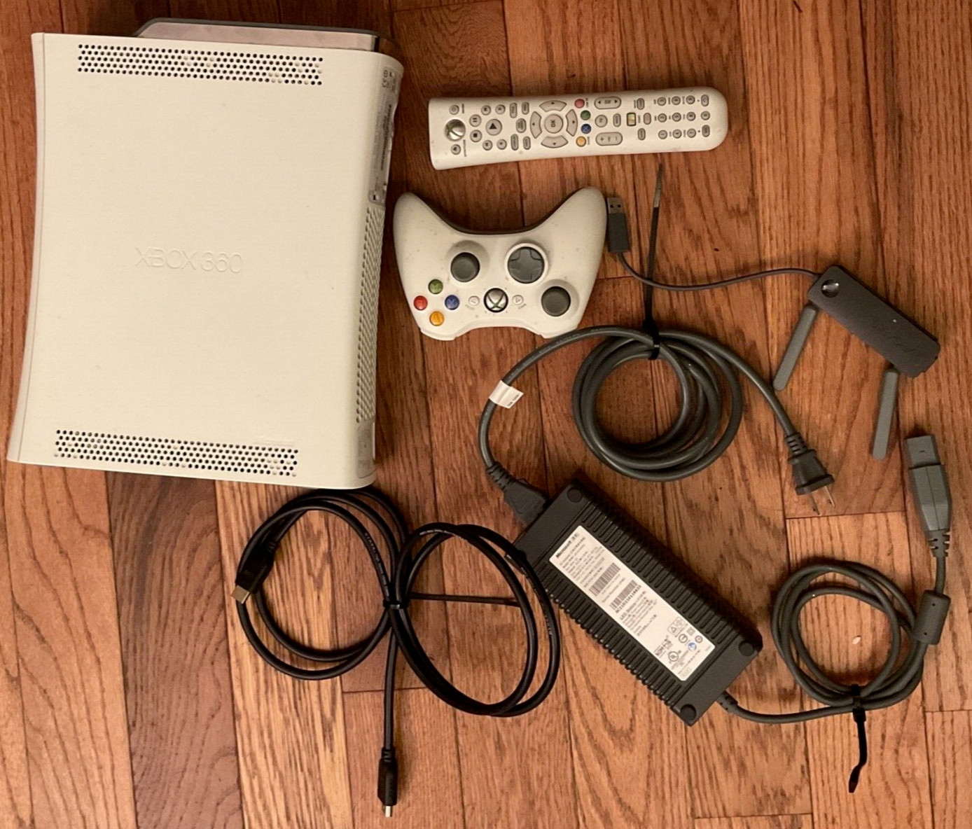 X Box 360 Console Bundle Power Remote USB Adapter Deck Jams When Removing CDs