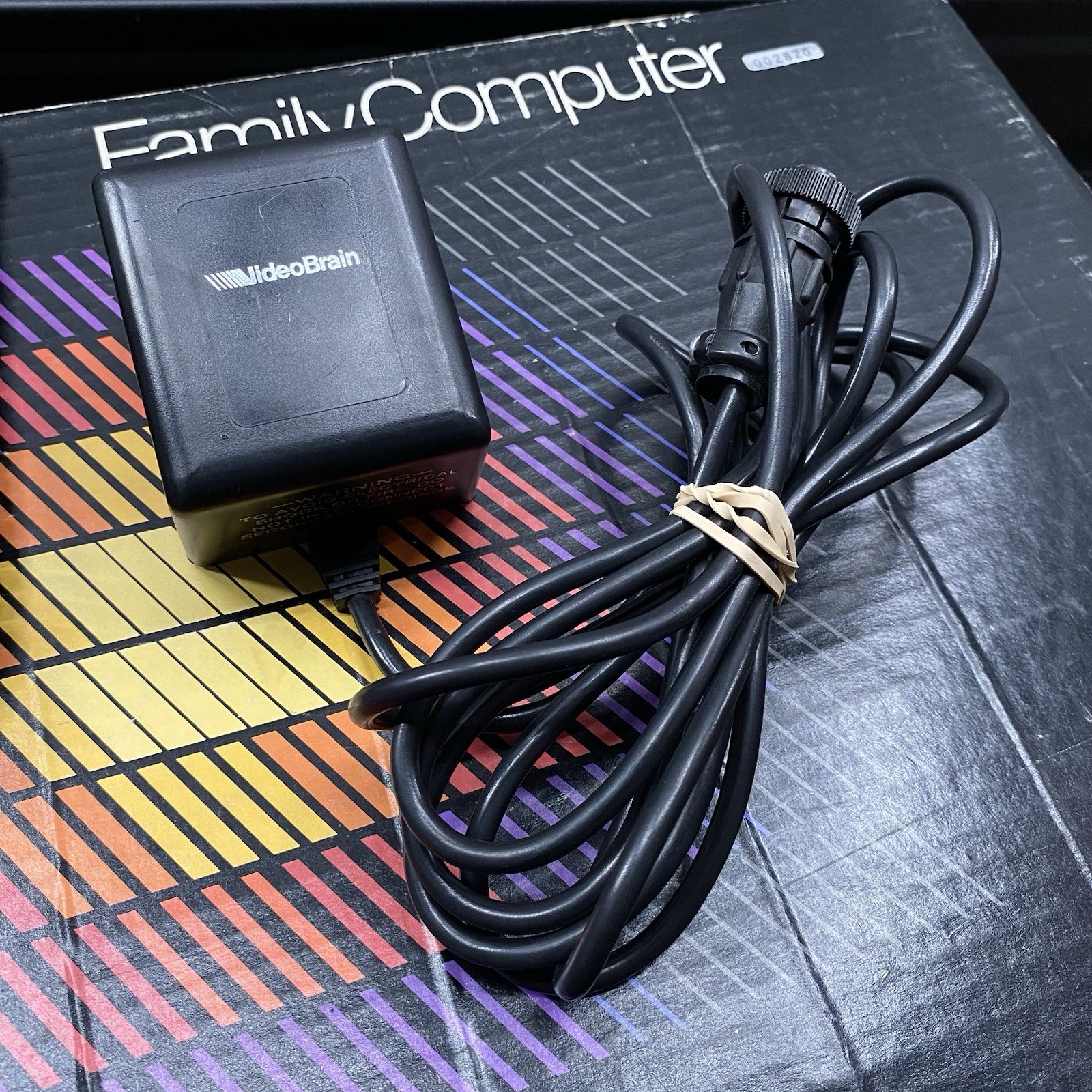 Video Brain Family Computer 101 Console 1977 Umtech 2 Controllers – 11 Games