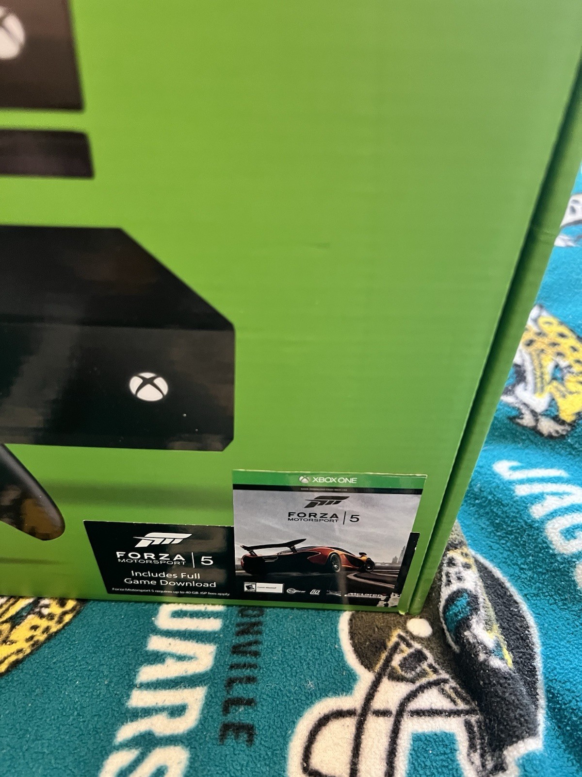 Xbox One 500GB Bundle w Kinect Controller Headset Box Forza 5 Untested Sold AsIs