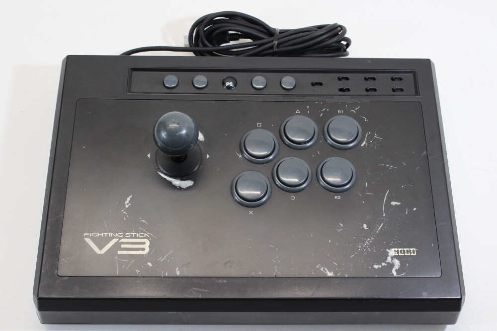 Hori HP3-59 Fighting Stick V3 Arcade Joystick Controller PlayStation 3 PS3 PC B