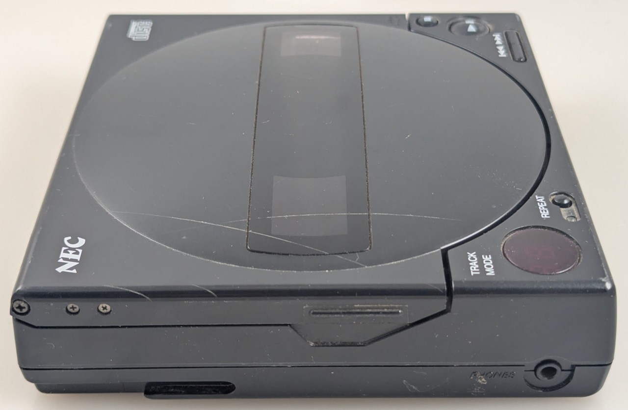 NEC TurboGrafx CD + Docking Bay Base FOR PARTS OR REPAIR