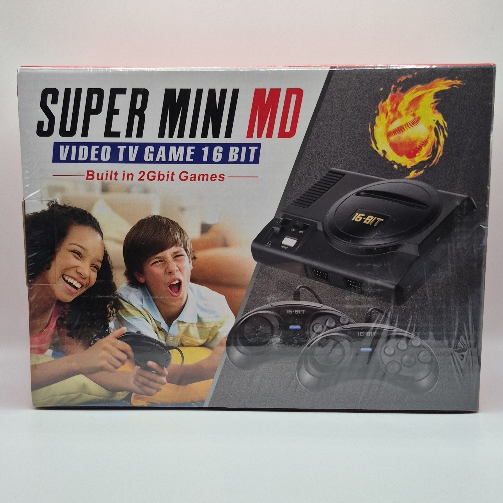 16-Bit Retro Video Game Console Super Mini MD Built-In Games RCA New Sealed