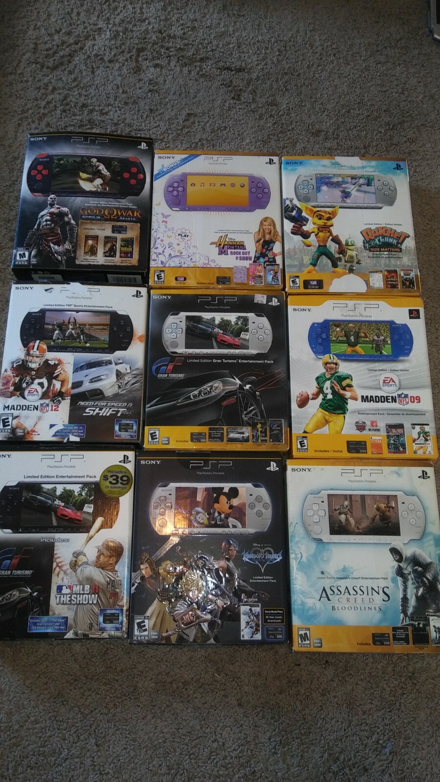 Sony PSP Playstation Portable. Systems with games and Accessories.
