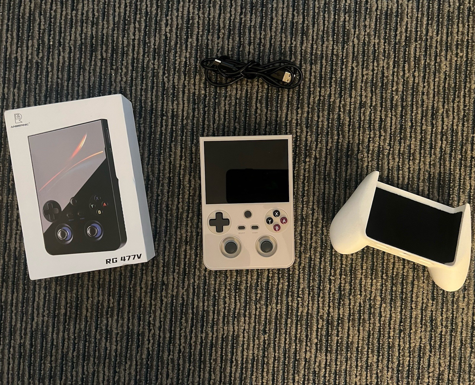 USED Anbernic RG-477V [8GB+128GB] | GammaOS Installed | Grip included